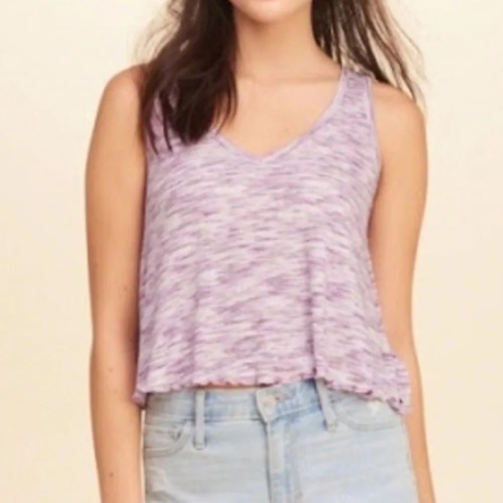 Hollister‎ Swing Flowy Tank Top Purple XS